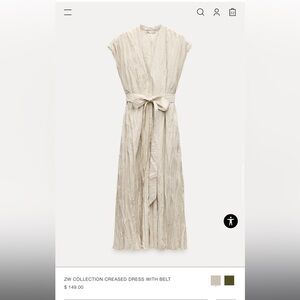 Zara dress with belt